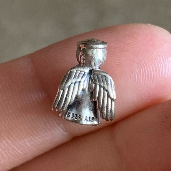 Retired Pandora Angel of Love Charm Sterling Silver 925 - Picture 7 of 7